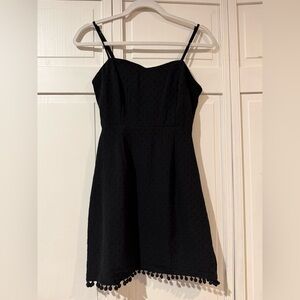 Altar'd State Black Spaghetti-Strap Mini Dress